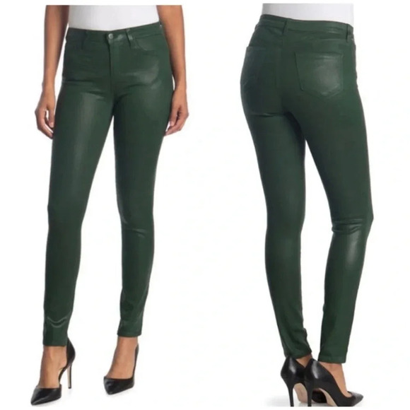 L'AGENCE Marguerite High Rise Skinny in Moss
Coated - Picture 1 of 12
